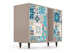 Aparador - 125x98x48 cm - BS2 - Moroccan Market, Latte