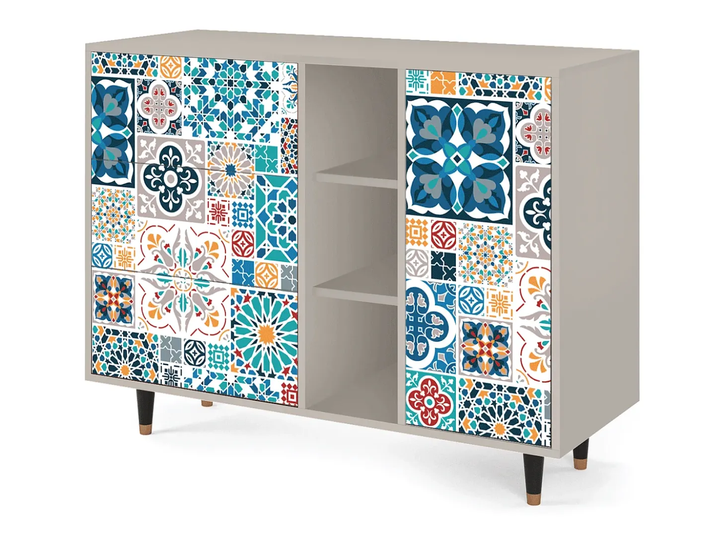 Aparador - 125x98x48 cm - BS2 - Moroccan Market, Arena