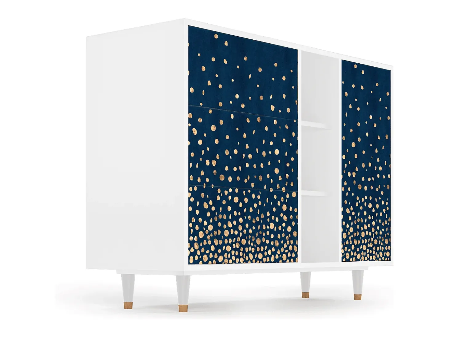 Aparador - 125x98x48 cm - BS2 - Night Skies, Blanco