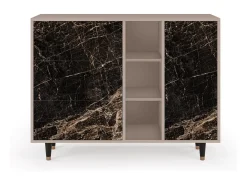 Aparador - 125x98x48 cm - BS2 - Night Abyss, Latte