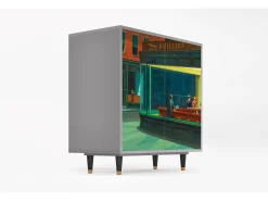 Aparador - 94x96x48 cm - BS3 - Nighthawks by Hopper, Gris