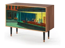 Aparador - 115x85x48 cm - BS4 - Nighthawks by Hopper, Nogal