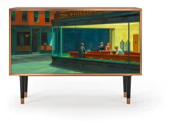 Aparador - 115x85x48 cm - BS4 - Nighthawks by Hopper, Nogal