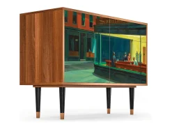 Aparador - 115x85x48 cm - BS4 - Nighthawks by Hopper, Nogal