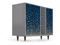 Aparador - 125x98x48 cm - BS2 - Night Skies, Gris