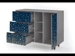 Aparador - 125x98x48 cm - BS2 - Night Skies, Gris