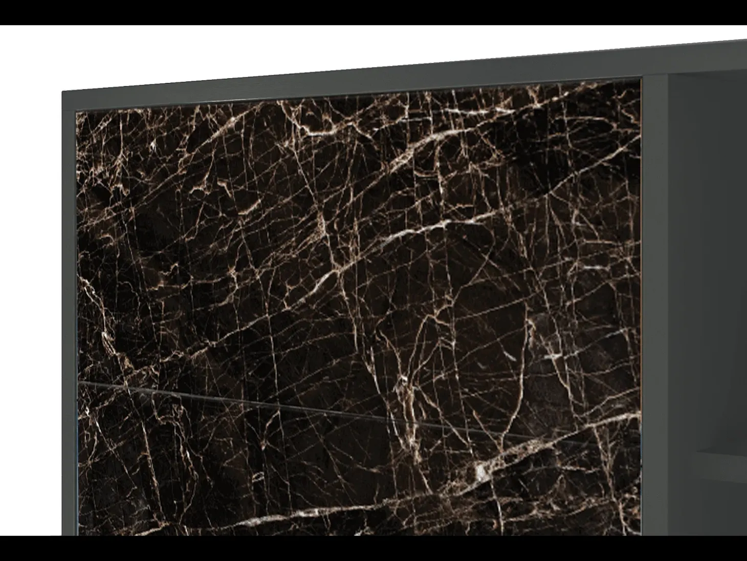 Aparador - 125x98x48 cm - BS2 - Night Abyss, Antracita