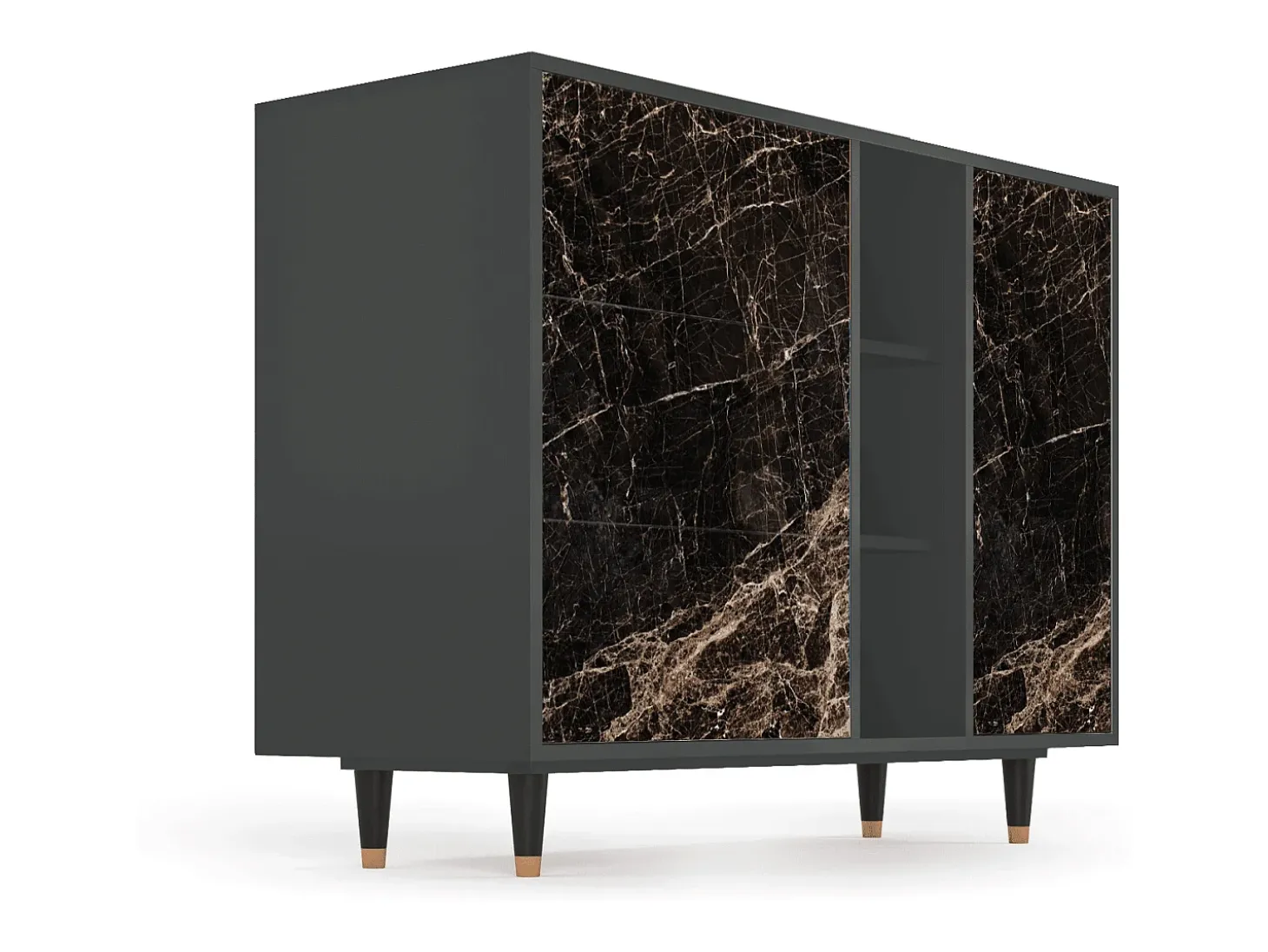 Aparador - 125x98x48 cm - BS2 - Night Abyss, Antracita