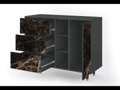 Aparador - 125x98x48 cm - BS2 - Night Abyss, Antracita