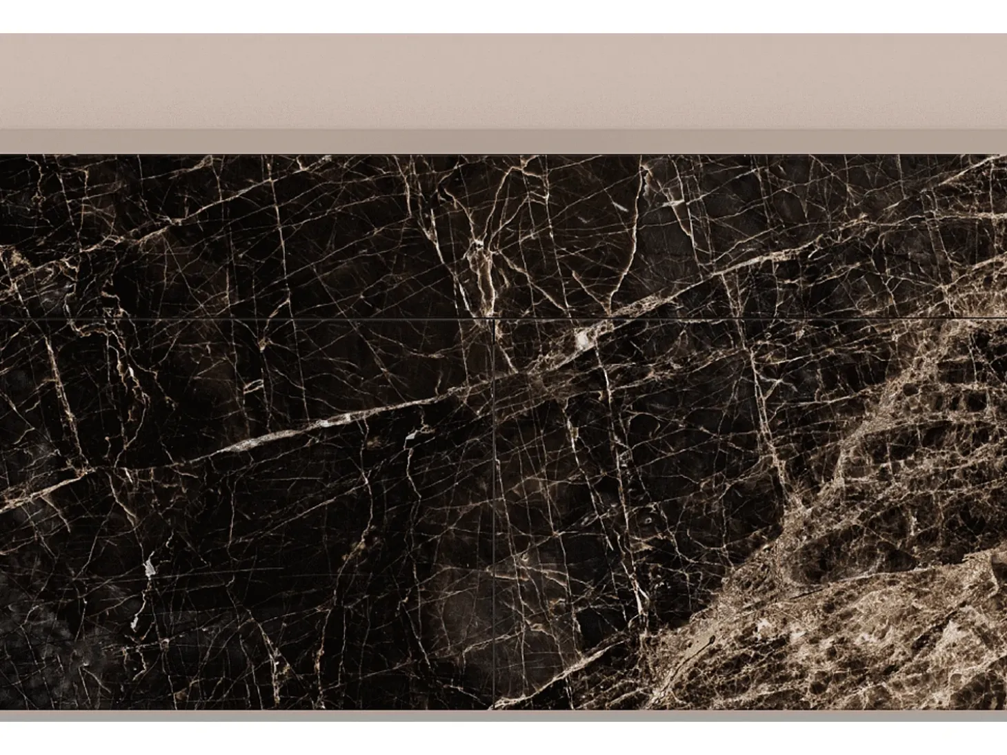 Aparador - 115x85x48 cm - BS4 - Night Abyss, Latte