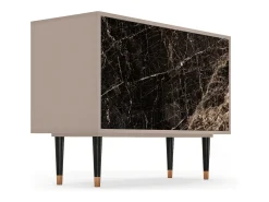 Aparador - 115x85x48 cm - BS4 - Night Abyss, Latte