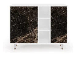 Aparador - 125x98x48 cm - BS2 - Night Abyss, Blanco