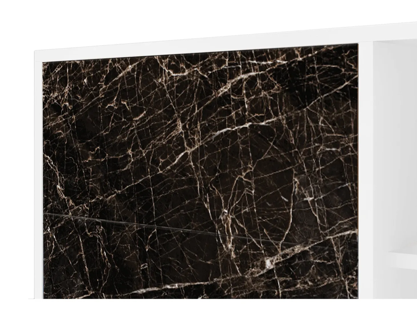 Aparador - 125x98x48 cm - BS2 - Night Abyss, Blanco