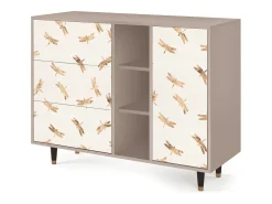 Aparador - 125x98x48 cm - BS2 - Nude Dragonflies, Latte