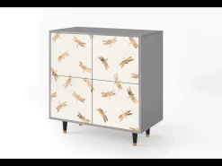 Aparador - 94x96x48 cm - BS3 - Nude Dragonflies, Gris