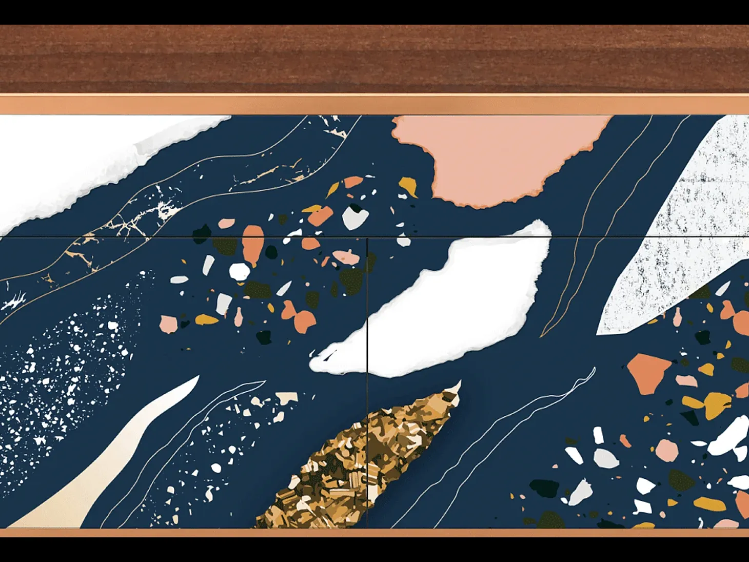 Aparador - 115x85x48 cm - BS4 - Nude Iceberg, Nogal
