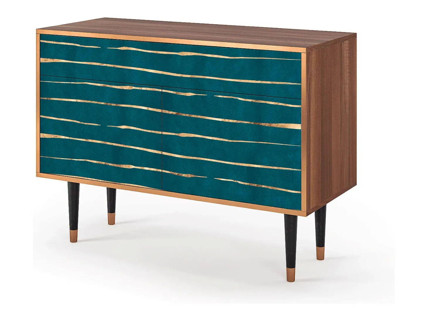 Aparador - 115x85x48 cm - BS4 - Ocean Drive, Nogal