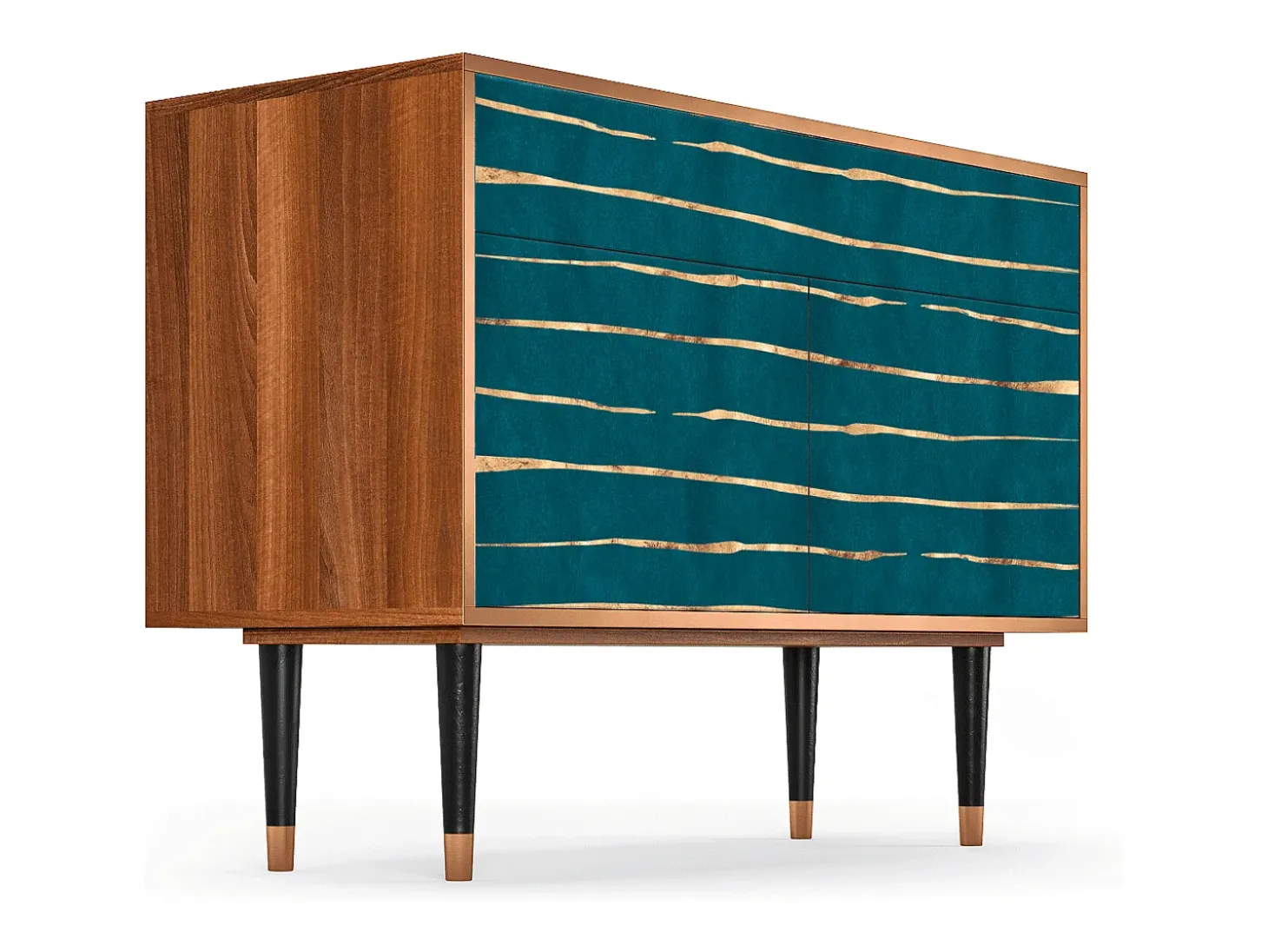 Aparador - 115x85x48 cm - BS4 - Ocean Drive, Nogal