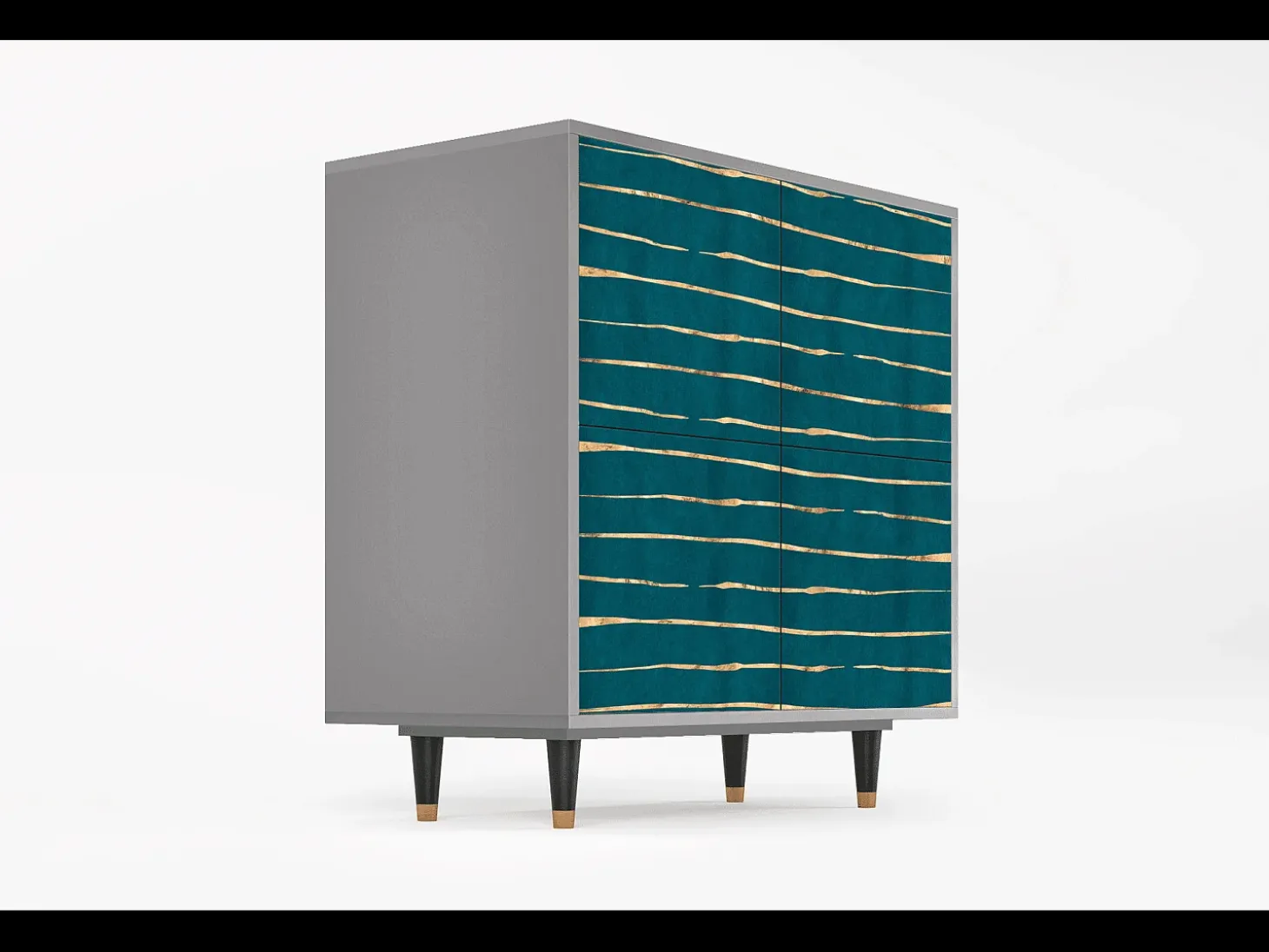 Aparador - 94x96x48 cm - BS3 - Ocean Drive, Gris