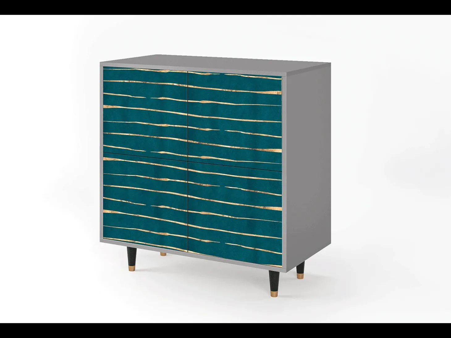 Aparador - 94x96x48 cm - BS3 - Ocean Drive, Gris