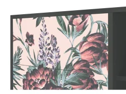 Aparador - 125x98x48 cm - BS2 - Peach Peonies, Antracita
