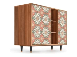 Aparador - 125x98x48 cm - BS2 - Peach Grove, Nogal