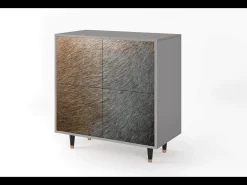 Aparador - 94x96x48 cm - BS3 - Peanut Hair, Gris