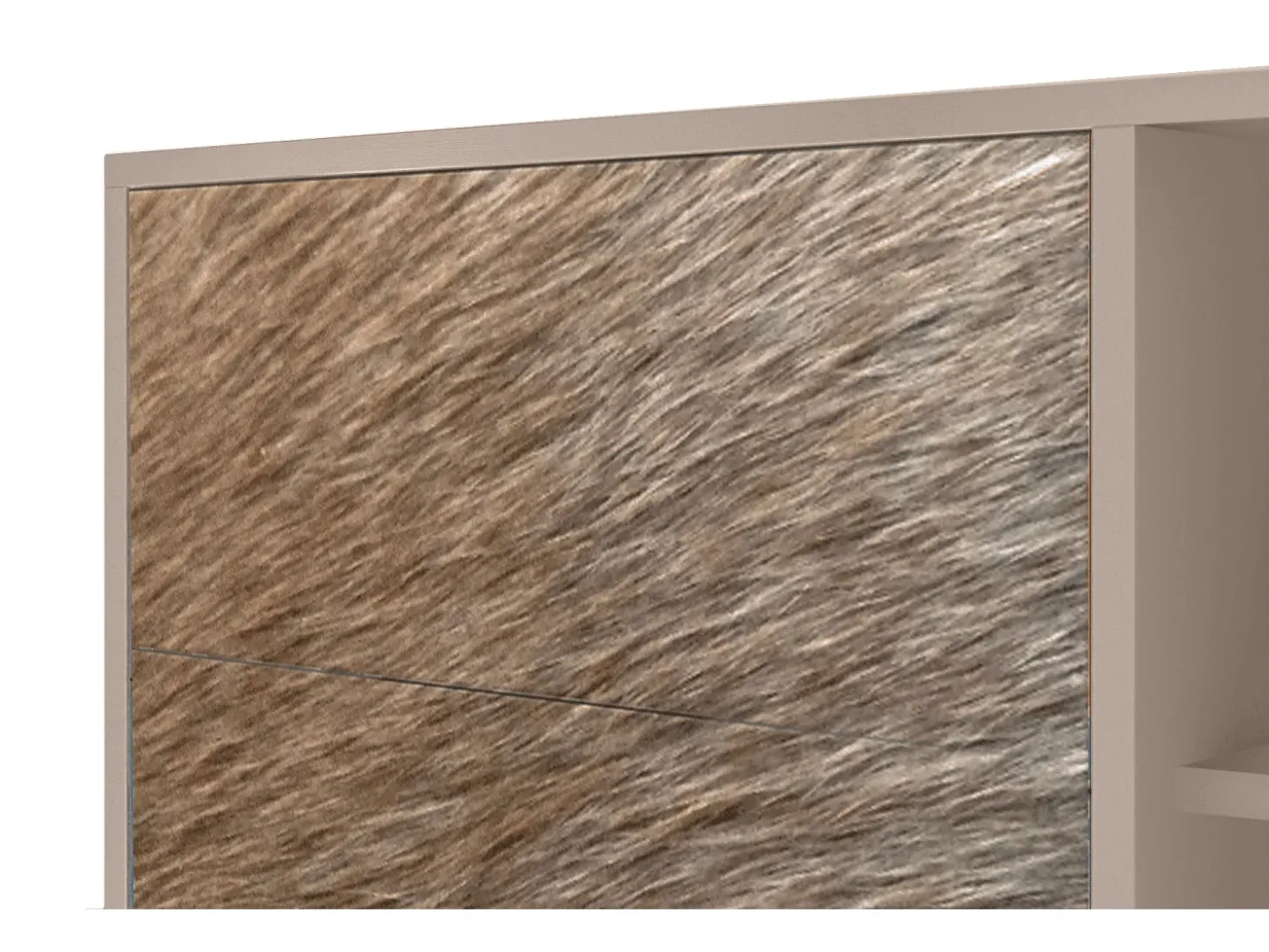 Aparador - 125x98x48 cm - BS2 - Peanut Hair, Latte