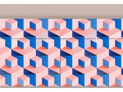 Aparador - 115x85x48 cm - BS4 - Pinky Squares, Latte