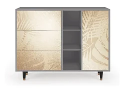 Aparador - 125x98x48 cm - BS2 - Plant of the Dessert, Gris
