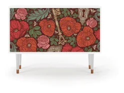 Aparador - 115x85x48 cm - BS4 - Poppy Garden, Blanco