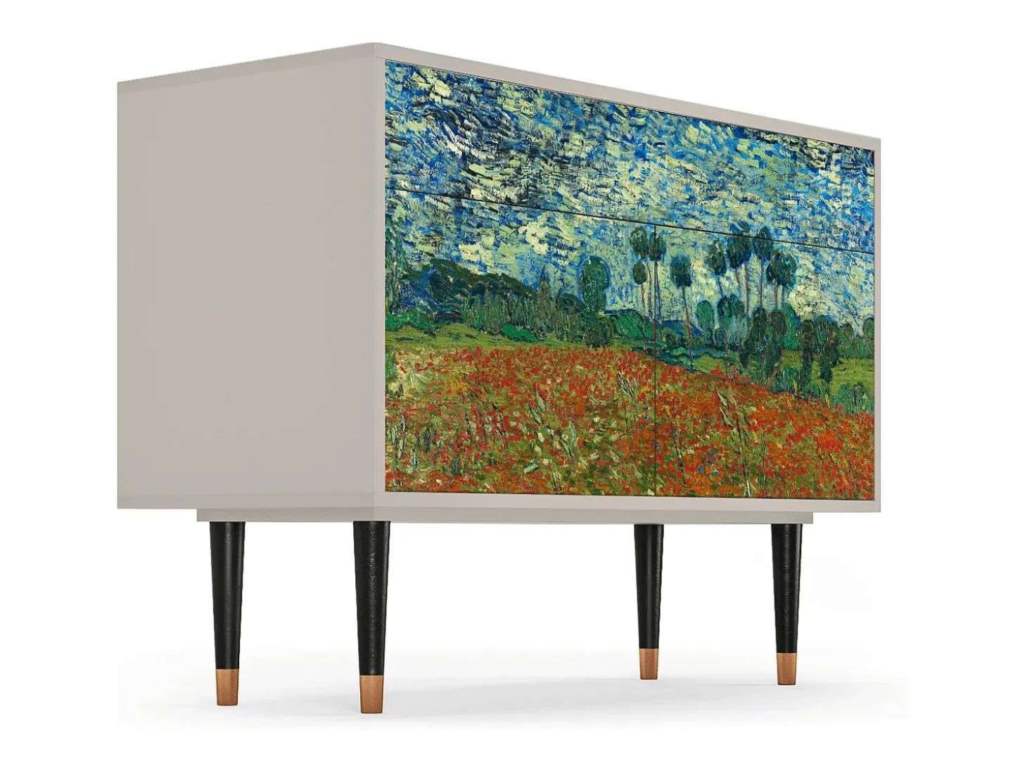 Aparador - 115x85x48 cm - BS4 - Poppy field by van Gogh, Arena
