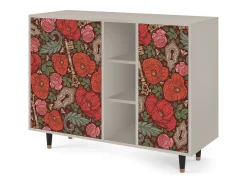 Aparador - 125x98x48 cm - BS2 - Poppy Garden, Arena