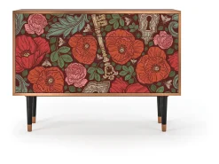 Aparador - 115x85x48 cm - BS4 - Poppy Garden, Nogal