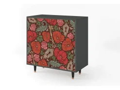 Aparador - 94x96x48 cm - BS3 - Poppy Garden, Antracita