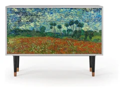 Aparador - 115x85x48 cm - BS4 - Poppy field by van Gogh, Gris