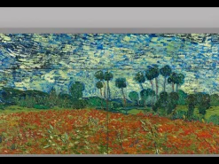 Aparador - 115x85x48 cm - BS4 - Poppy field by van Gogh, Gris