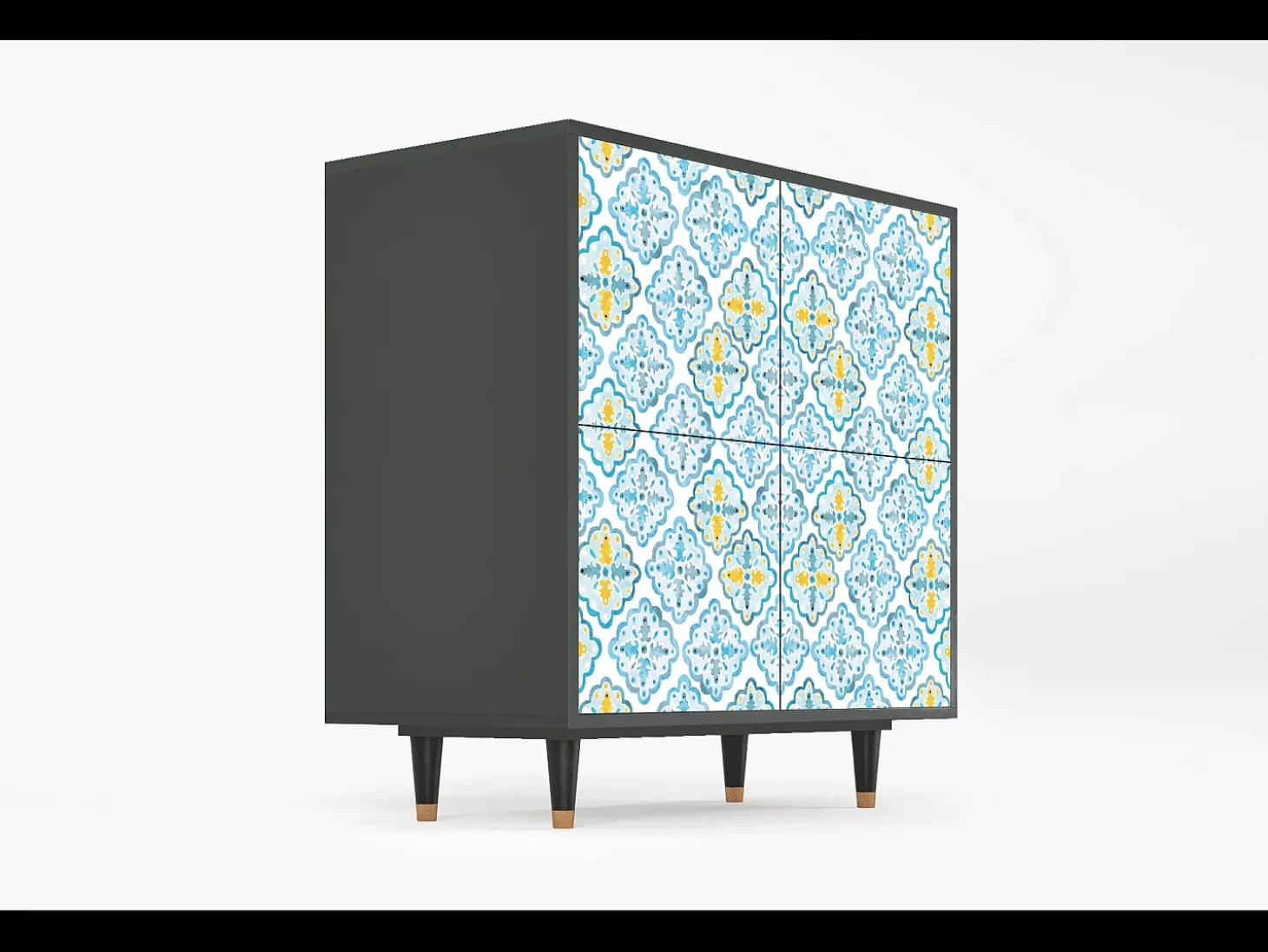 Aparador - 94x96x48 cm - BS3 - Portugese tiles, Antracita