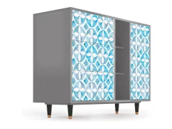 Aparador - 125x98x48 cm - BS2 - Porto Mood, Gris
