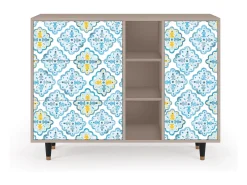 Aparador - 125x98x48 cm - BS2 - Portugese tiles, Latte