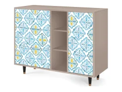 Aparador - 125x98x48 cm - BS2 - Portugese tiles, Latte