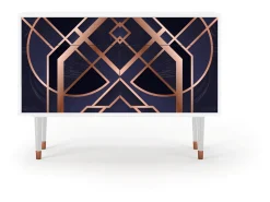 Aparador - 115x85x48 cm - BS4 - Purple Temple, Blanco