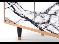 Aparador - 94x96x48 cm - BS3 - Raven Marble, Nogal