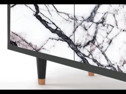 Aparador - 94x96x48 cm - BS3 - Raven Marble, Antracita
