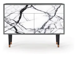 Aparador - 115x85x48 cm - BS4 - Raven Marble, Antracita