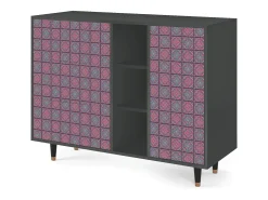 Aparador - 125x98x48 cm - BS2 - Riviera Mosaic, Antracita