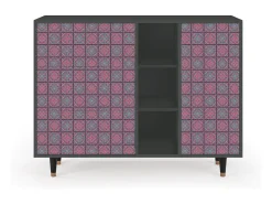 Aparador - 125x98x48 cm - BS2 - Riviera Mosaic, Antracita