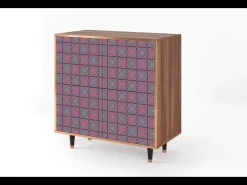 Aparador - 94x96x48 cm - BS3 - Riviera Mosaic, Nogal