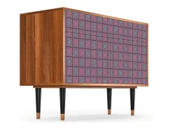 Aparador - 115x85x48 cm - BS4 - Riviera Mosaic, Nogal