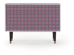 Aparador - 115x85x48 cm - BS4 - Riviera Mosaic, Gris